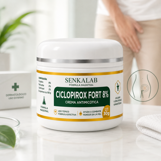 CICLOPIROX 8% ( ANTIFUNGICO POTENTE PARA LA TIÑA INGUNAL )