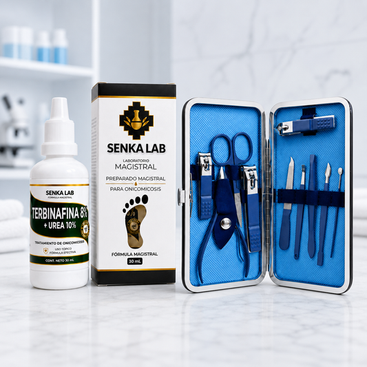 PROMOCIÓN PODOLOGICO ( TERBINAFINA 8% SENKA + KIT PODOLOGICO )