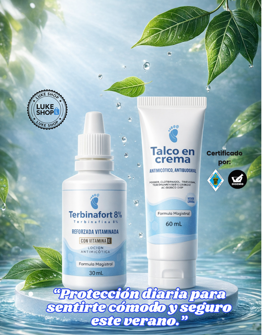 PACK VERANO (TERBINAFORT + TALCO EN CREMA)