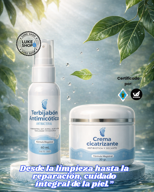 Crema cicatrizante + Terbijabón